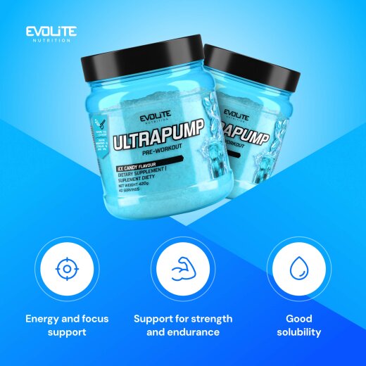 Evolite Nutrition Ultra Pump 420g Ice Candy