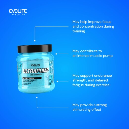 Evolite Nutrition Ultra Pump 420g Ice Candy
