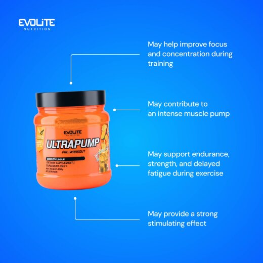 Evolite Nutrition Ultra Pump 420g Mango