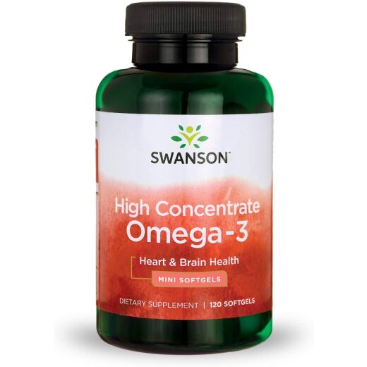 Swanson High Concentrate Omega-3 120caps