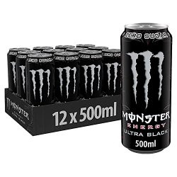 Monster Energy Ultra 12x 500ml Black