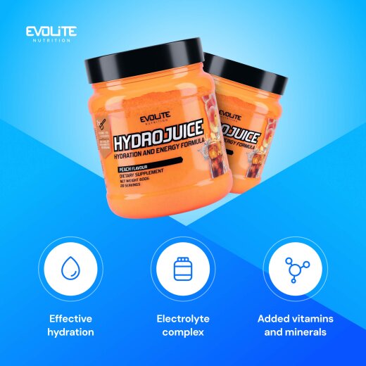 Evolite Nutrition Hydrojuice 600g Peach