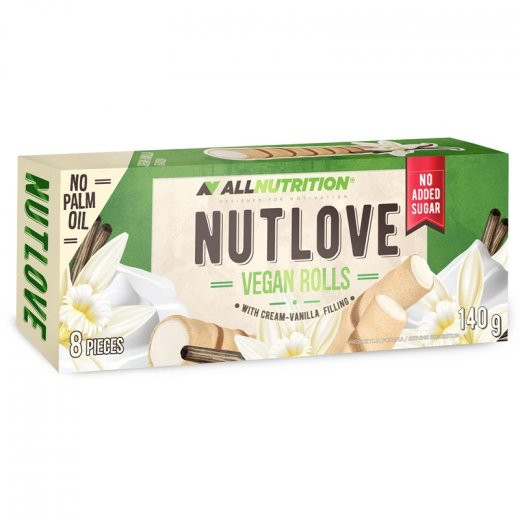 Allnutrition Nutlove Vegan Rolls Cream Vanilla 140g