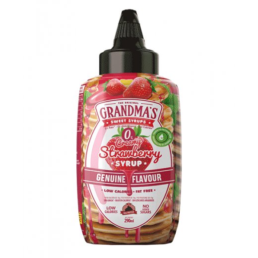 Max Protein Grandmas Sweet Syrups 290ml Strawberry