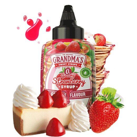 Max Protein Grandmas Sweet Syrups 290ml Strawberry