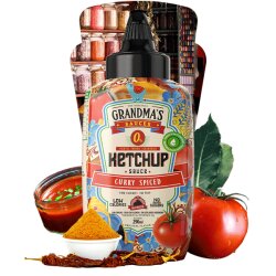Max Protein Grandmas Sauces 290ml Ketchup Curry Spiced