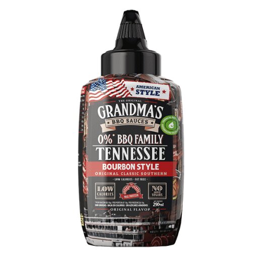 Max Protein Grandmas BBQ Sauces 290ml Tennessee Bourbon Style