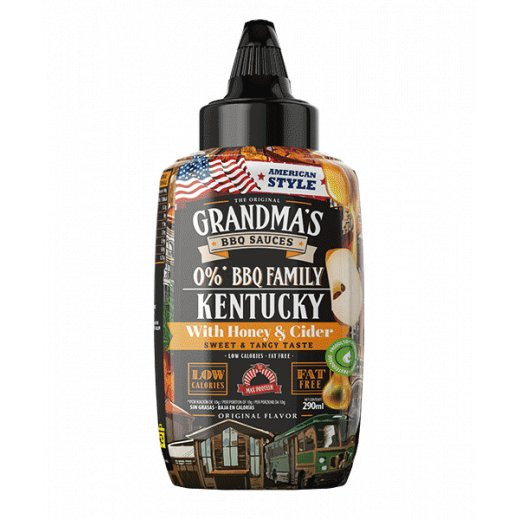 Grandmas BBQ Sauces 290ml Kentucky With Honey & Cider