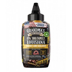 Grandmas BBQ Sauces 290ml Louisiana Sweet and Golden with...