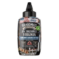 Max Protein Grandmas BBQ Sauces 290ml Virginia Ancient Sailors Style with Selected Spices & Smoked Anchovies