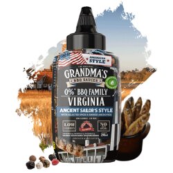 Max Protein Grandmas BBQ Sauces 290ml Virginia Ancient Sailors Style with Selected Spices & Smoked Anchovies