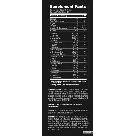 Universal Nutrition Amino Liquid 1000ml
