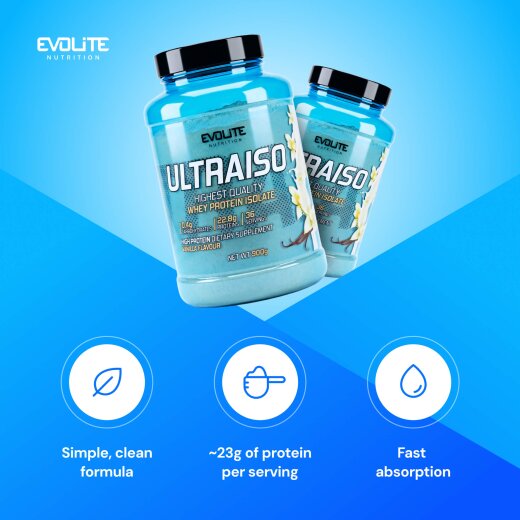Evolite Nutrition Ultra Iso 900g Vanilla