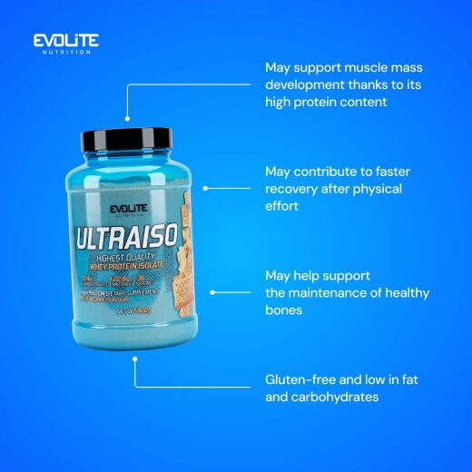 Evolite Nutrition Ultra Iso 900g Butterkeks