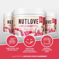 Allnutrition Nutlove White Choco Rasberry 500g