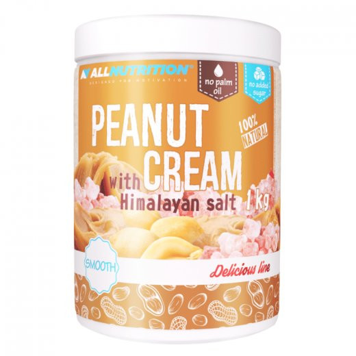 Allnutrition Peanut Cream with Himalayan Salt 1kg smooth