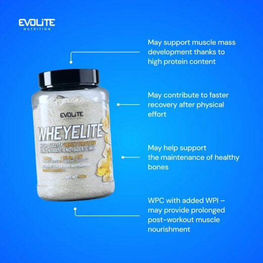 Evolite Nutrition Whey Elite New 900g Banana