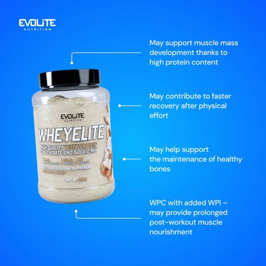 Evolite Nutrition Whey Elite New 900g Coconut