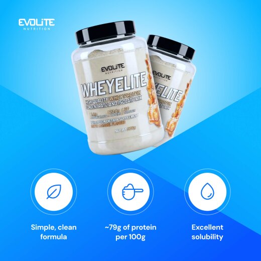 Evolite Nutrition Whey Elite New 900g Salted Caramel