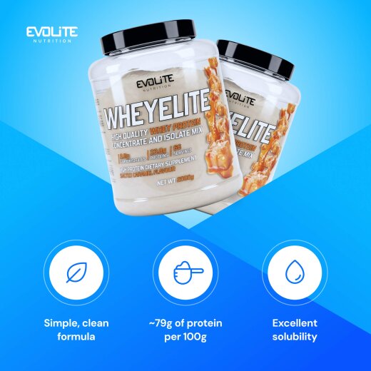 Evolite Nutrition Whey Elite New 2kg Salted Caramel