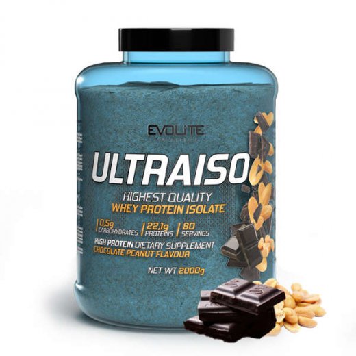 Evolite Nutrition Ultra Iso Whey New 2kg Chocolate Peanut