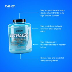 Evolite Nutrition Ultra Iso Whey New 2kg Natural