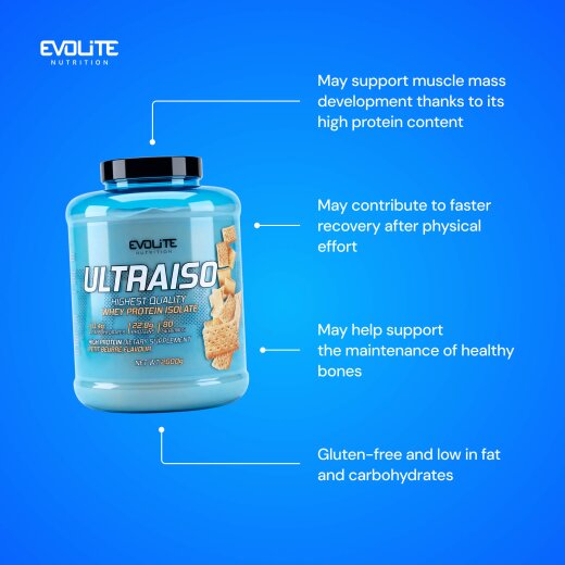 Evolite Nutrition Ultra Iso Whey New 2kg Butterkeks