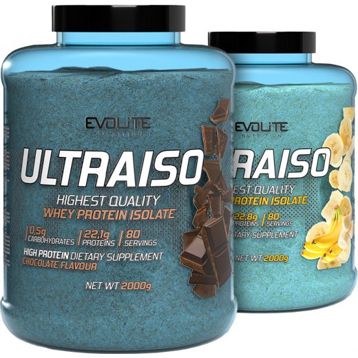 Evolite Nutrition Ultra Iso Whey New 2kg White Chocolate Raspberry