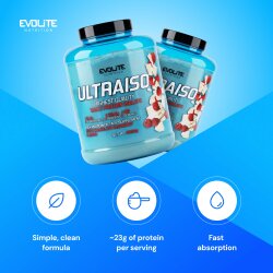 Evolite Nutrition Ultra Iso Whey New 2kg White Chocolate Raspberry
