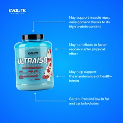 Evolite Nutrition Ultra Iso Whey New 2kg White Chocolate Raspberry