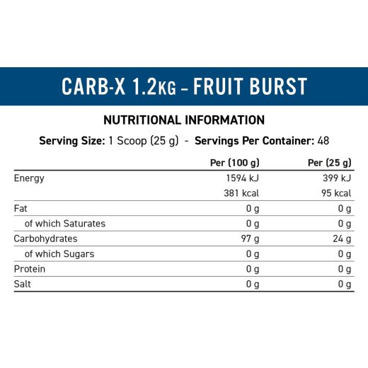Applied Nutrition Carb-X 100% Cluster Dextrin 1,2kg unflavoured