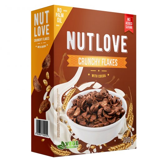Allnutrition Nutlove Crunchy Flakes with Cocoa 300g
