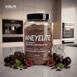 Evolite Nutrition Whey Elite New 900g Double Chocolate Cherry