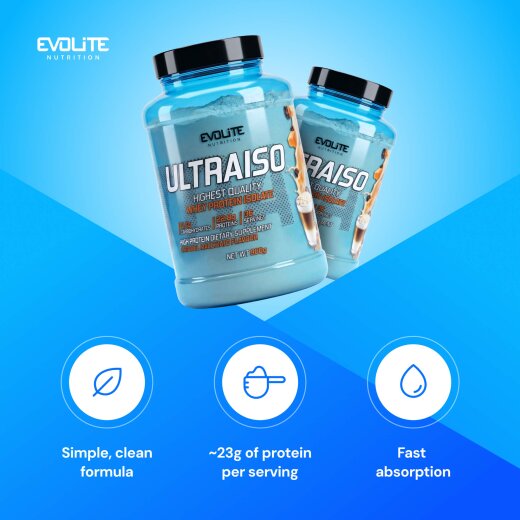 Evolite Nutrition Ultra Iso 900g Caramel Macchiato