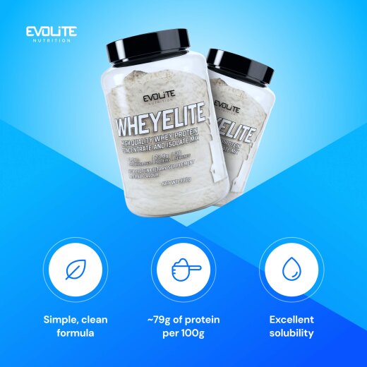 Evolite Nutrition Whey Elite New 900g Natural