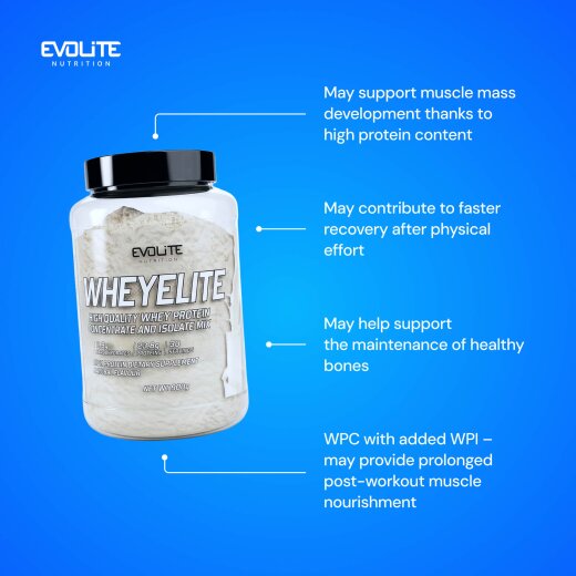 Evolite Nutrition Whey Elite New 900g Natural
