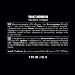 Big Zone Citrus Bergamot 180 Kapseln