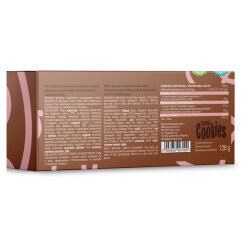 OstroVit Cocoa Cookies with brownie cream filling in dark chocolate 128g