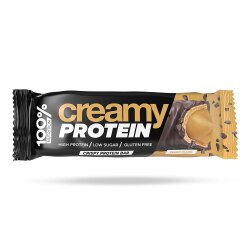 100% NUTRITION CREAMY Protein Bar 30g