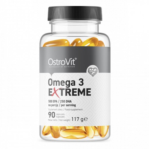 OstroVit Omega 3 Extreme 90caps 500 EPA / 250 DHA