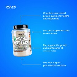 Evolite Nutrition Vegan Protein 900g Caramel Macchiato