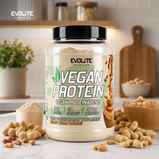 Evolite Nutrition Vegan Protein 900g Peanut Cream