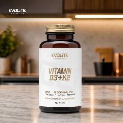 Evolite Nutrition Vitamin D3+K2 120 Caps