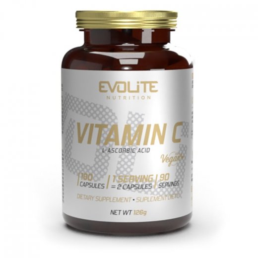 Evolite Nutrition Vitamin C 500mg 180 Vege Caps