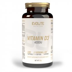 Evolite Nutrition Vitamin D3 4000IU 120 Softgels