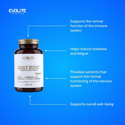 Evolite Nutrition Daily Dose 120 Vege Caps