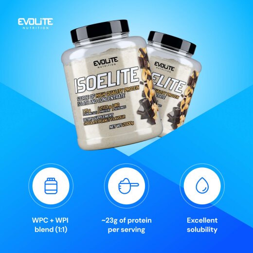Evolite Nutrition Iso Elite 2kg Chocolate Peanut