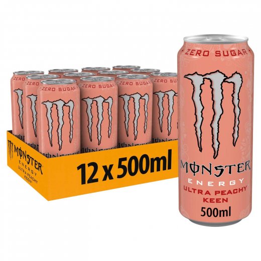 Monster Energy Ultra Peach Keen 500ml