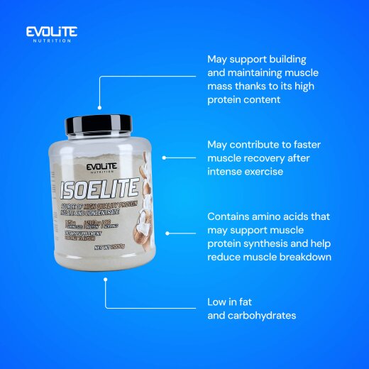 Evolite Nutrition Iso Elite 2kg Coconut