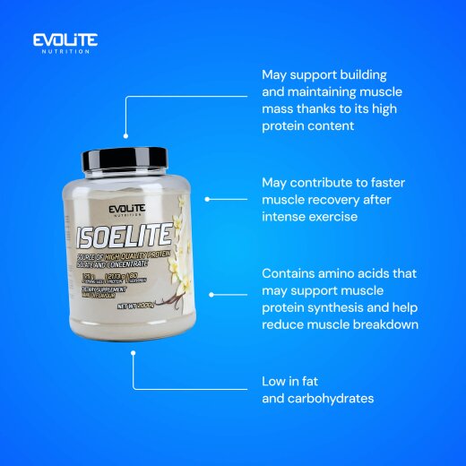 Evolite Nutrition Iso Elite 2kg Vanilla